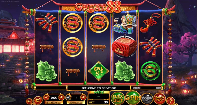 Đạt mức thưởng hấp dẫn với game slot Great 88