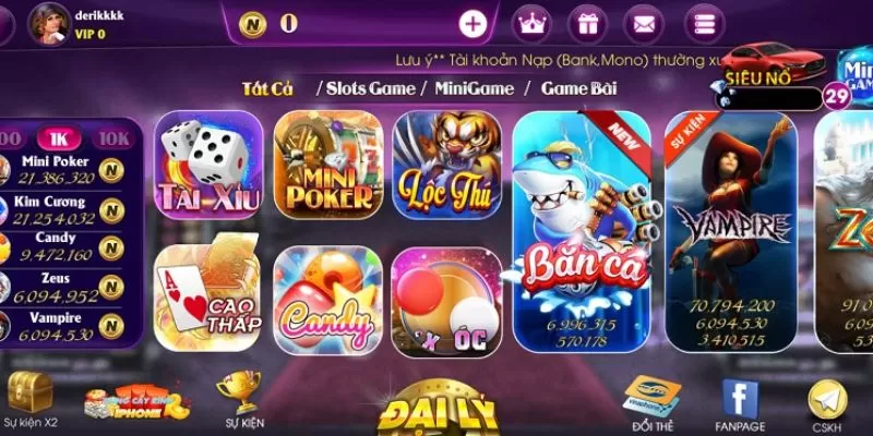 Sân chơi game bài nổ hũ