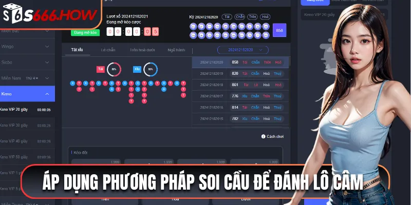 Áp dụng phương pháp soi cầu để đánh lô câm 