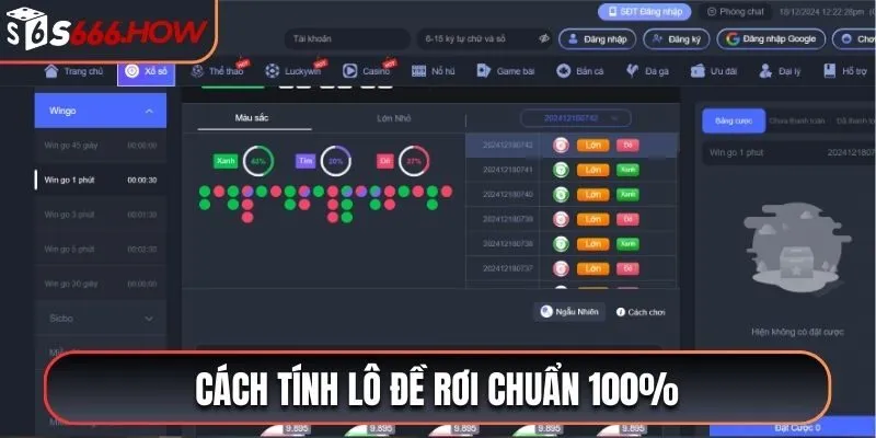 Cách tính lô đề rơi chuẩn 100%