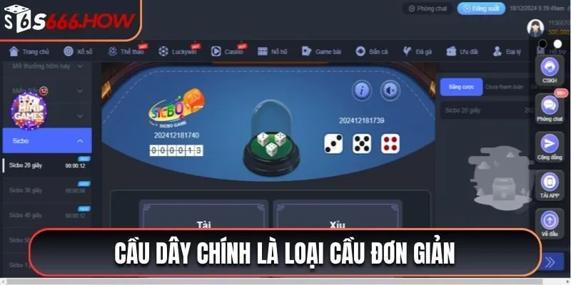 Cầu dây chính là loại cầu đơn giản, cho cơ hội thắng cao