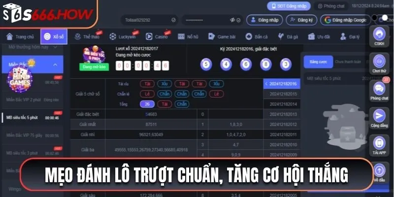 Mẹo đánh lô trượt chuẩn, tăng cơ hội thắng