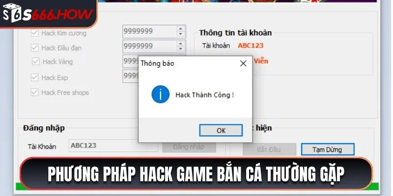 Phương pháp hack game bắn cá thường gặp