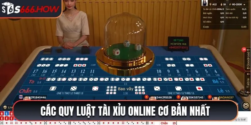 quy luật tài xỉu online